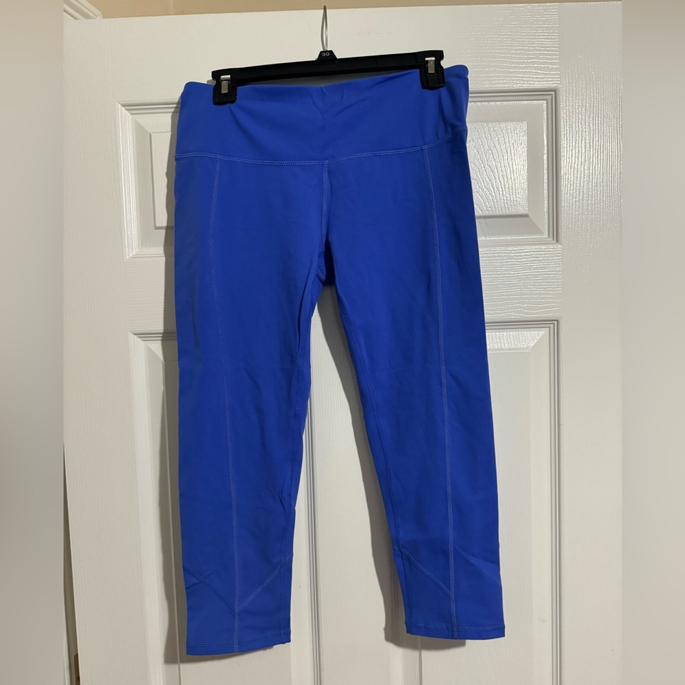 PrAna blue cropped leggings